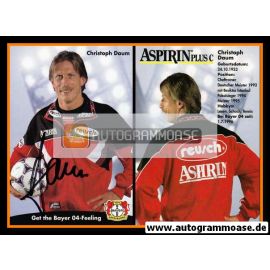 Autogramm Fussball | Bayer Leverkusen | 1998 | Christoph DAUM