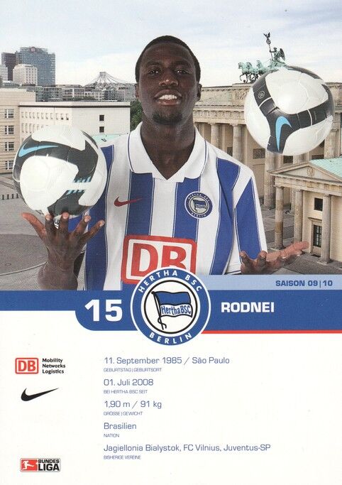 Autogramm Fussball | Hertha BSC Berlin | 2009 | RODNEI