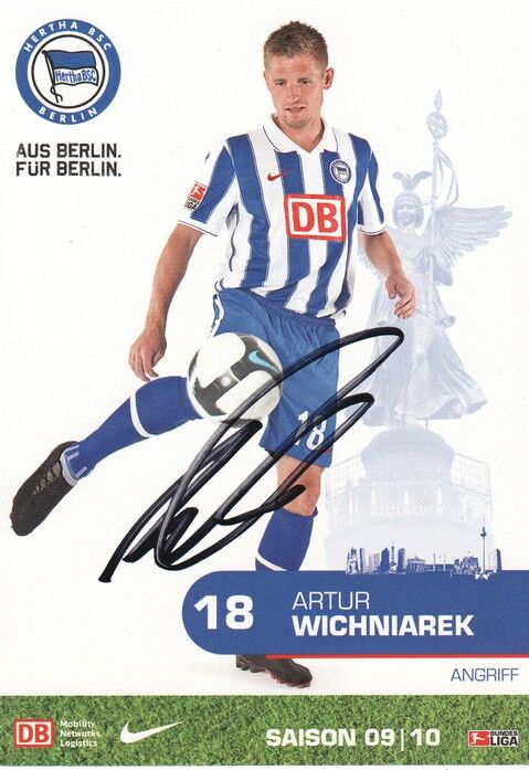 Autogramm Fussball | Hertha BSC Berlin | 2009 | Artur WICHNIAREK