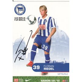 Autogramm Fussball | Hertha BSC Berlin | 2009 | Florian RIEDEL