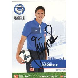 Autogramm Fussball | Hertha BSC Berlin | 2009 | Harald GÄMPERLE
