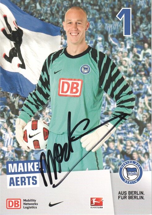 Autogramm Fussball | Hertha BSC Berlin | 2010 | Maikel AERTS