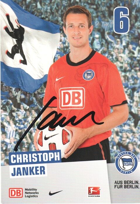Autogramm Fussball | Hertha BSC Berlin | 2010 | Christoph JANKER