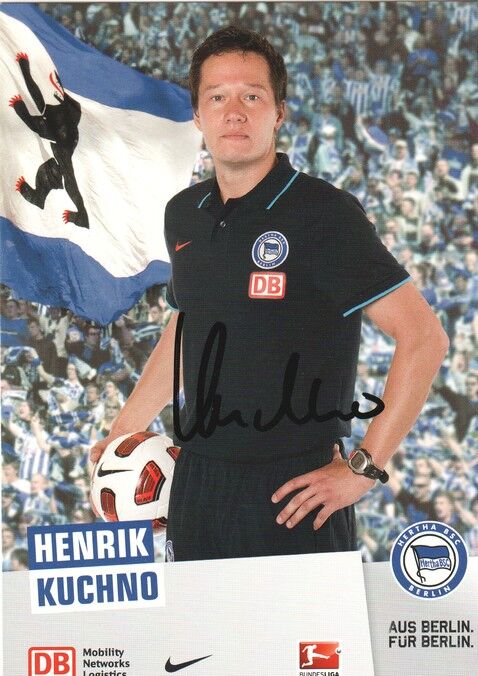 Autogramm Fussball | Hertha BSC Berlin | 2010 | Henrik KUCHNO