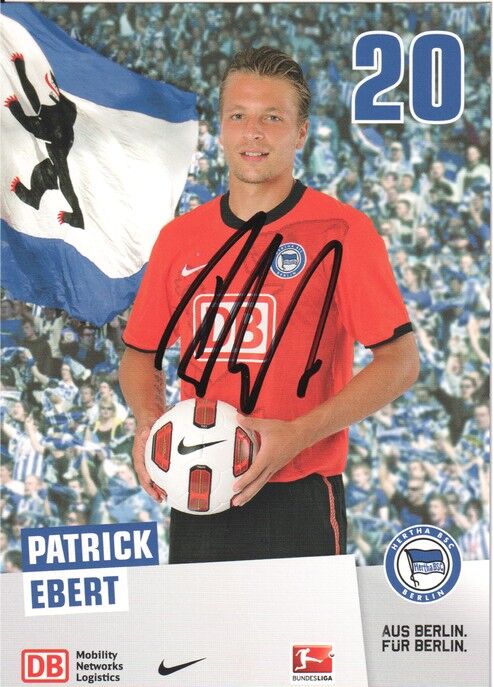 Autogramm Fussball | Hertha BSC Berlin | 2010 | Patrick EBERT