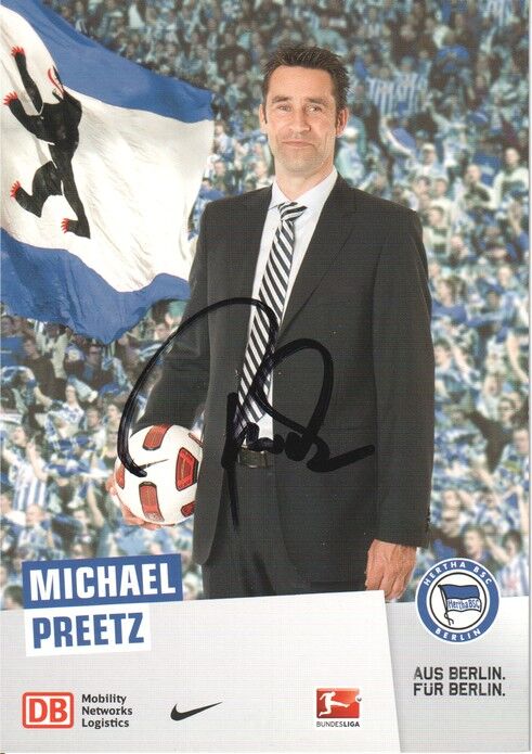 Autogramm Fussball | Hertha BSC Berlin | 2010 | Michael PREETZ