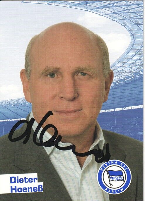 Autogramm Fussball | Hertha BSC Berlin | 2006 | Dieter HOENESS