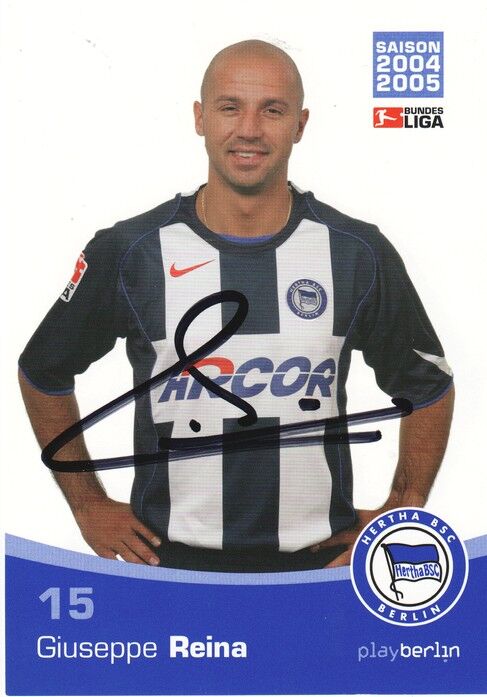 Autogramm Fussball | Hertha BSC Berlin | 2004 | Giuseppe REINA