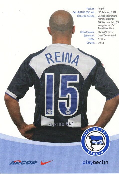 Autogramm Fussball | Hertha BSC Berlin | 2004 | Giuseppe REINA