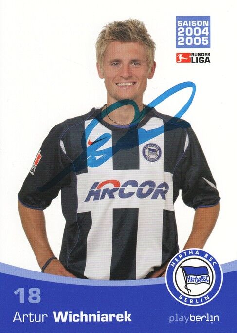 Autogramm Fussball | Hertha BSC Berlin | 2004 | Artur WICHNIAREK