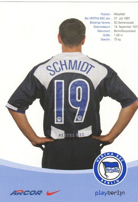 Autogramm Fussball | Hertha BSC Berlin | 2004 | Andreas SCHMIDT
