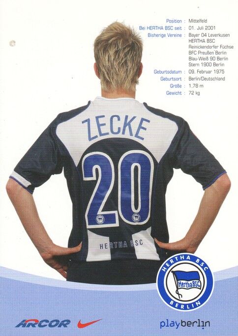 Autogramm Fussball | Hertha BSC Berlin | 2004 | Andreas NEUENDORF