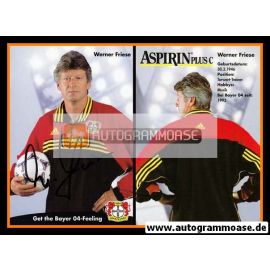 Autogramm Fussball | Bayer Leverkusen | 1998 | Werner FRIESE