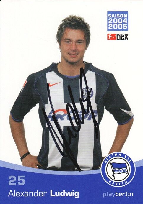 Autogramm Fussball | Hertha BSC Berlin | 2004 | Alexander LUDWIG