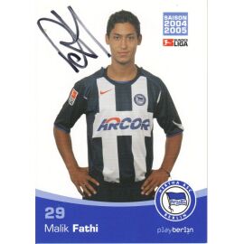 Autogramm Fussball | Hertha BSC Berlin | 2004 | Malik FATHI