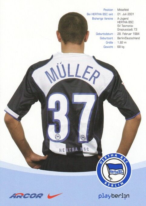 Autogramm Fussball | Hertha BSC Berlin | 2004 | Christian MÜLLER