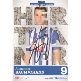 Autogramm Fussball | Hertha BSC Berlin | 2013 | Alexander BAUMJOHANN