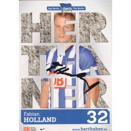 Autogramm Fussball | Hertha BSC Berlin | 2013 | Fabian HOLLAND