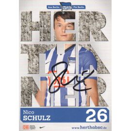 Autogramm Fussball | Hertha BSC Berlin | 2013 | Nico SCHULZ