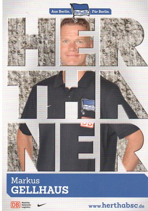 Autogramm Fussball | Hertha BSC Berlin | 2013 | Markus GELLHAUS