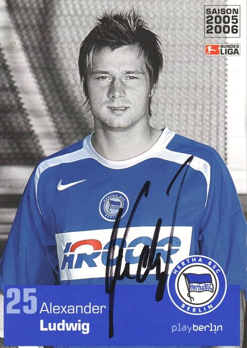 Autogramm Fussball | Hertha BSC Berlin | 2005 | Alexander LUDWIG