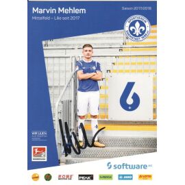 Autogramm Fussball | SV Darmstadt 98 | 2017 | Marvin MEHLEM