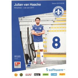 Autogramm Fussball | SV Darmstadt 98 | 2017 | Julian VAN HAACKE
