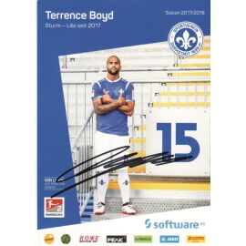 Autogramm Fussball | SV Darmstadt 98 | 2017 | Terrence BOYD