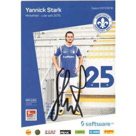 Autogramm Fussball | SV Darmstadt 98 | 2017 | Yannick STARK
