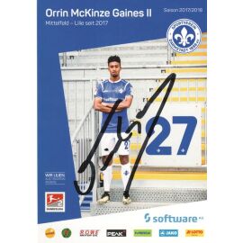 Autogramm Fussball | SV Darmstadt 98 | 2017 | McKinze GAINES