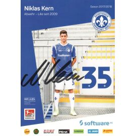 Autogramm Fussball | SV Darmstadt 98 | 2017 | Niklas KERN