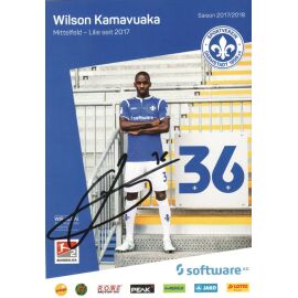 Autogramm Fussball | SV Darmstadt 98 | 2017 | Wilson KAMAVUAKA