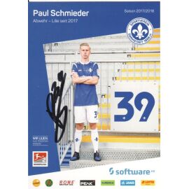 Autogramm Fussball | SV Darmstadt 98 | 2017 | Paul SCHMIEDER