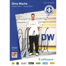Autogramm Fussball | SV Darmstadt 98 | 2017 | Dimo WACHE
