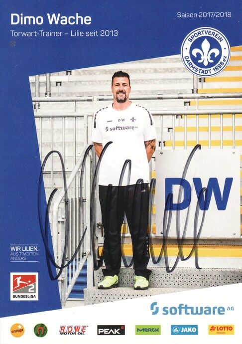 Autogramm Fussball | SV Darmstadt 98 | 2017 | Dimo WACHE