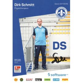 Autogramm Fussball | SV Darmstadt 98 | 2017 | Dirk SCHMITT