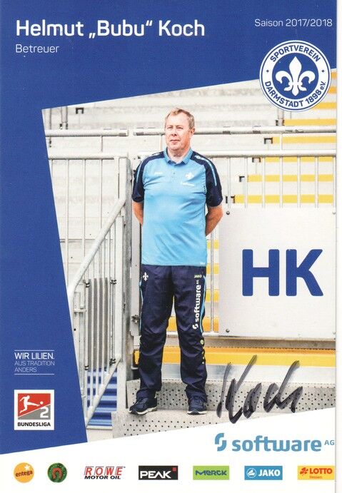 Autogramm Fussball | SV Darmstadt 98 | 2017 | Helmut KOCH