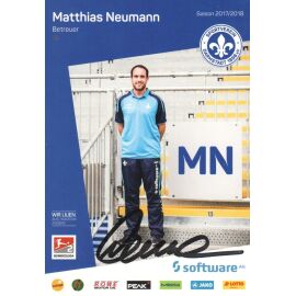 Autogramm Fussball | SV Darmstadt 98 | 2017 | Matthias NEUMANN