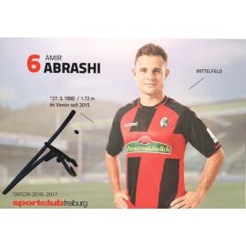 Autogramm Fussball | SC Freiburg | 2016 | Amir ABRASHI