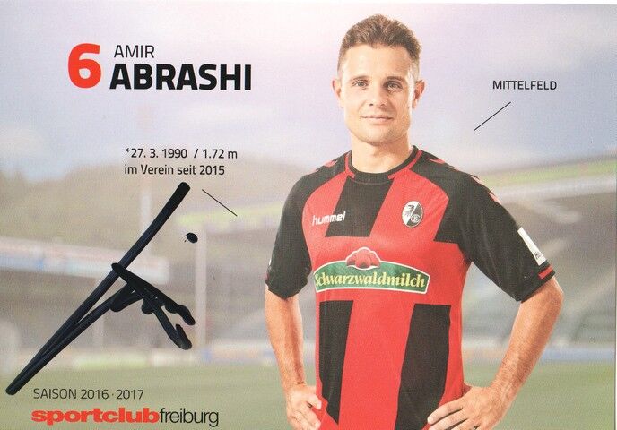 Autogramm Fussball | SC Freiburg | 2016 | Amir ABRASHI