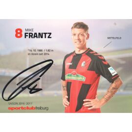 Autogramm Fussball | SC Freiburg | 2016 | Mike FRANTZ