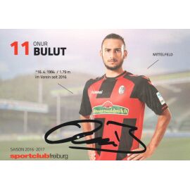 Autogramm Fussball | SC Freiburg | 2016 | Onur BULUT