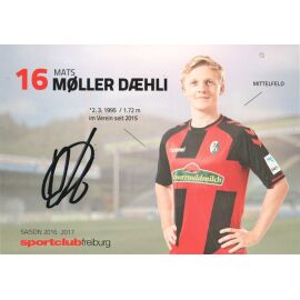 Autogramm Fussball | SC Freiburg | 2016 | Mats MOLLER DAEHLI
