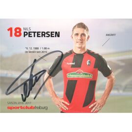 Autogramm Fussball | SC Freiburg | 2016 | Nils PETERSEN