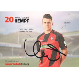 Autogramm Fussball | SC Freiburg | 2016 | Marc Oliver KEMPF