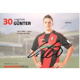 Autogramm Fussball | SC Freiburg | 2016 | Christian GÜNTER