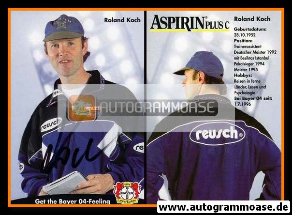 Autogramm Fussball | Bayer Leverkusen | 1998 | Roland KOCH