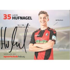 Autogramm Fussball | SC Freiburg | 2016 | Lucas HUFNAGEL