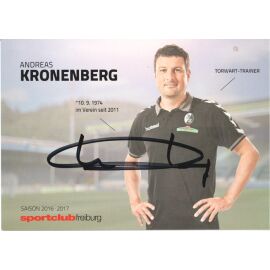 Autogramm Fussball | SC Freiburg | 2016 | Andreas KRONENBERG