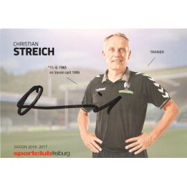 Autogramm Fussball | SC Freiburg | 2016 | Christian STREICH